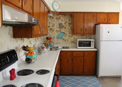 White House kitchen showing space and appliances
