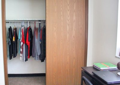 Large closet in Wedgefield apartment bedroom